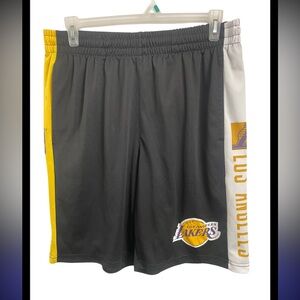 NBA Los Angeles Black/Yellow Lakers Basketball Shorts Sz(XL)